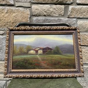 “Campana” or Countryside Tarraso Oil Painting by Famed Spaniard Artist